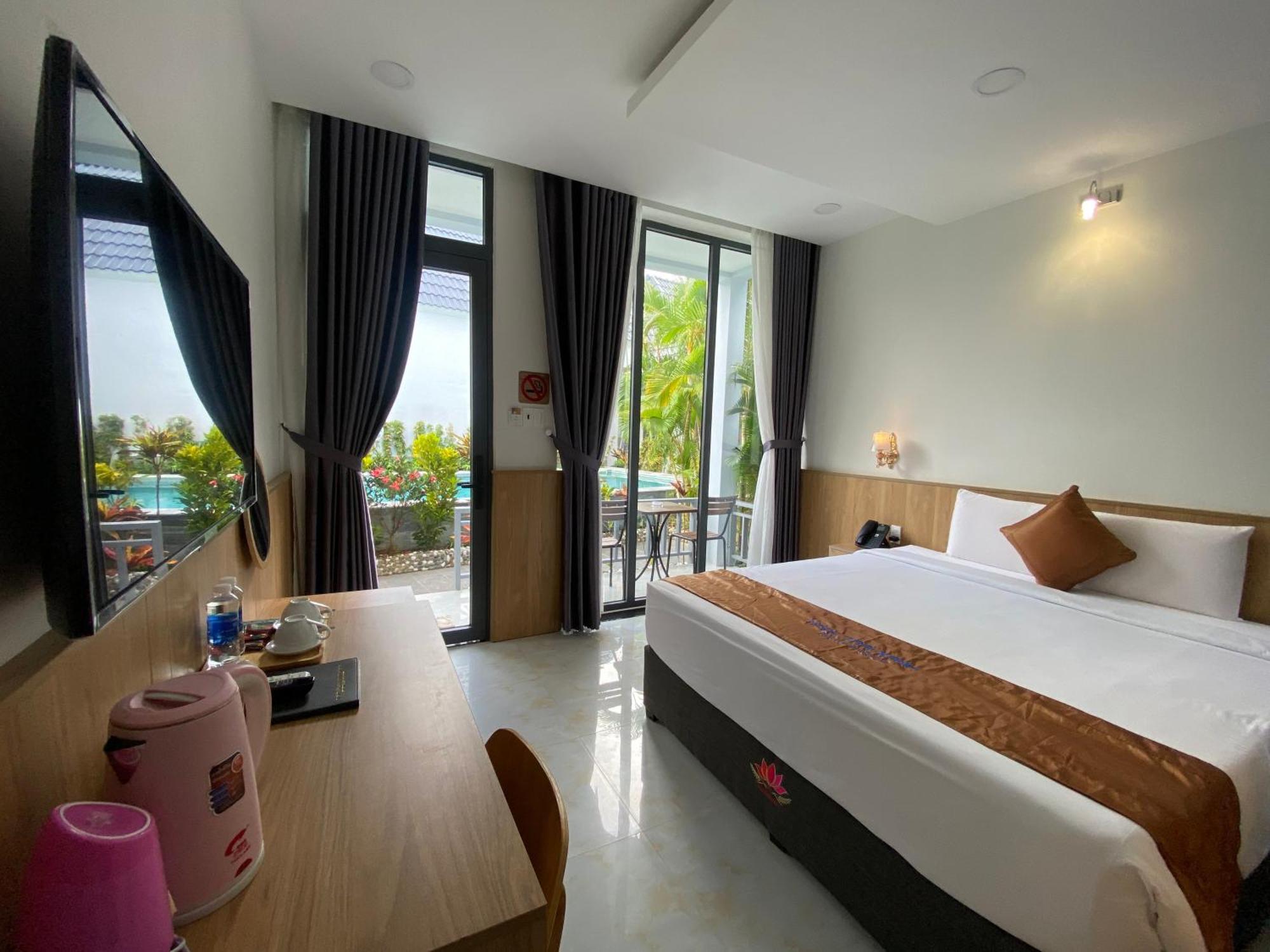 Ngoc Trai Xanh Bungalow دونغ دونغ المظهر الخارجي الصورة