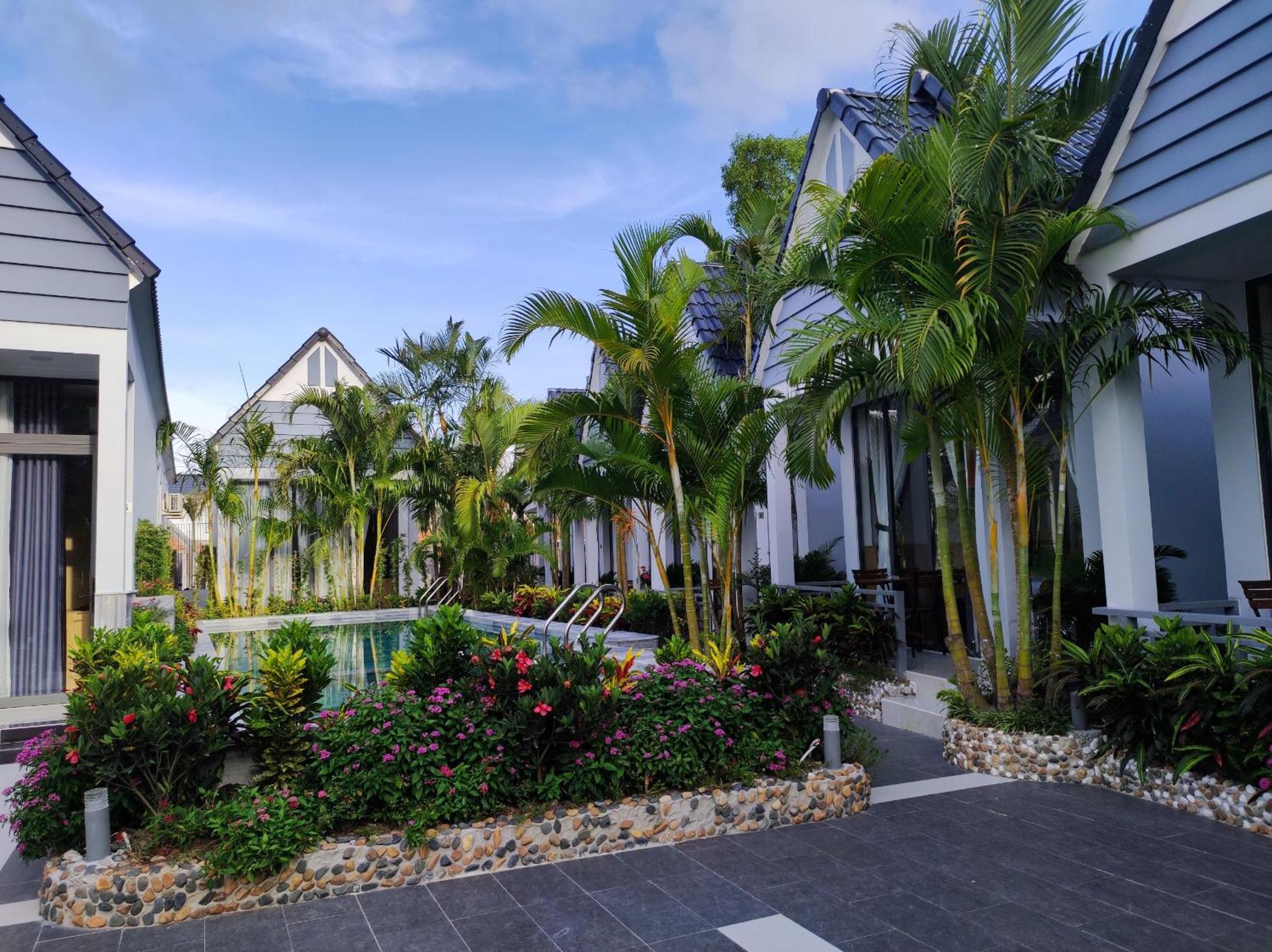 Ngoc Trai Xanh Bungalow دونغ دونغ المظهر الخارجي الصورة